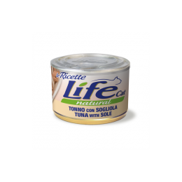 Life cat natural ricette tonno sogliola 150gr