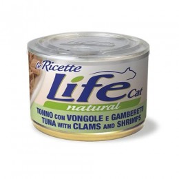 Life Cat Natural Ricette Tonno Vongole Gamberetti 150gr