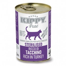 Kippy Patè gatto Tacchino Sterilised 400gr