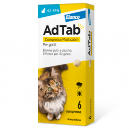 Elanco Adtab - Antiparassitario 6 Compresse Masticabili...