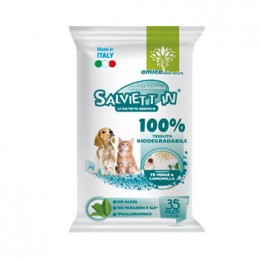 Salviett in Tè verde & Camomilla 35 pz (30x20 cm)